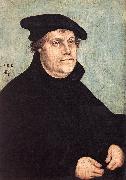 CRANACH, Lucas the Elder Portrait of Martin Luther dfg oil painting